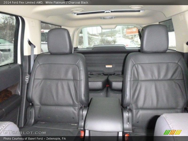 White Platinum / Charcoal Black 2014 Ford Flex Limited AWD