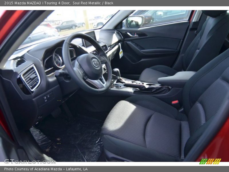 Black Interior - 2015 MAZDA3 i Touring 4 Door 