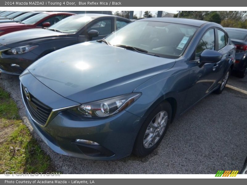 Blue Reflex Mica / Black 2014 Mazda MAZDA3 i Touring 4 Door