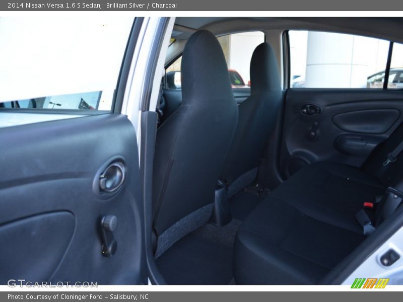 Brilliant Silver / Charcoal 2014 Nissan Versa 1.6 S Sedan