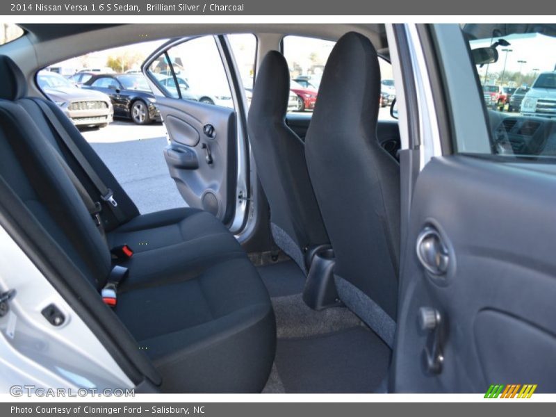 Brilliant Silver / Charcoal 2014 Nissan Versa 1.6 S Sedan