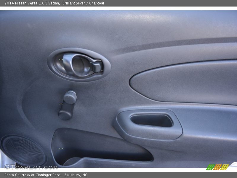 Brilliant Silver / Charcoal 2014 Nissan Versa 1.6 S Sedan