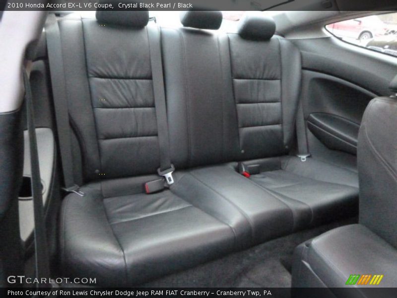 Crystal Black Pearl / Black 2010 Honda Accord EX-L V6 Coupe