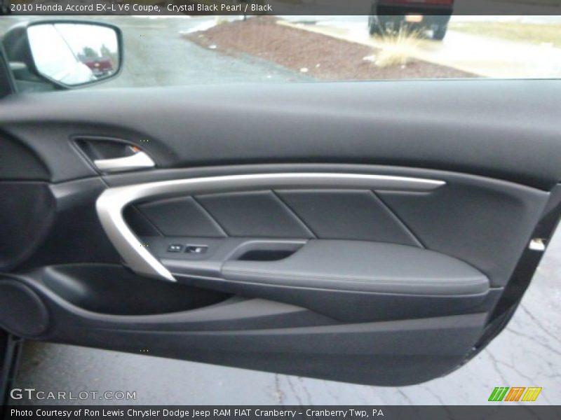 Crystal Black Pearl / Black 2010 Honda Accord EX-L V6 Coupe