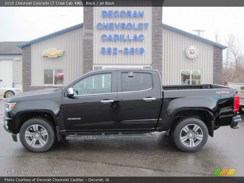 Black / Jet Black 2015 Chevrolet Colorado LT Crew Cab 4WD
