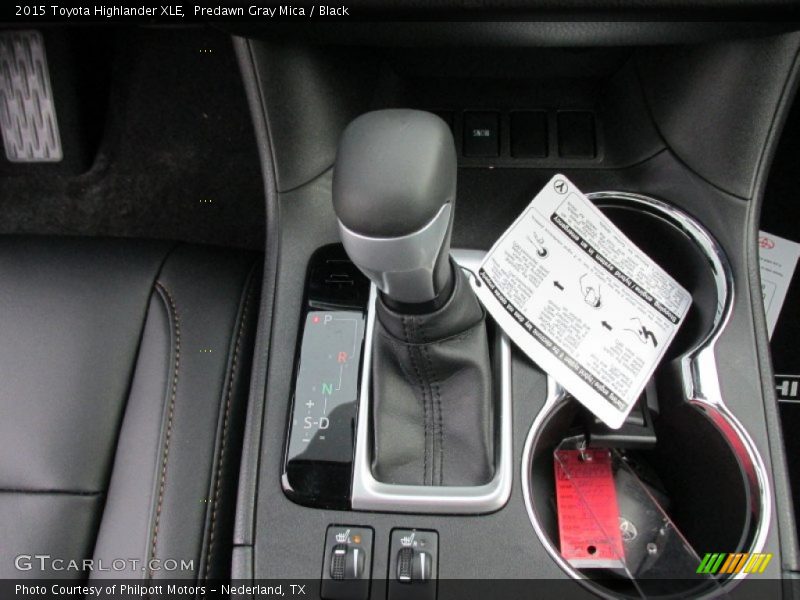 Predawn Gray Mica / Black 2015 Toyota Highlander XLE