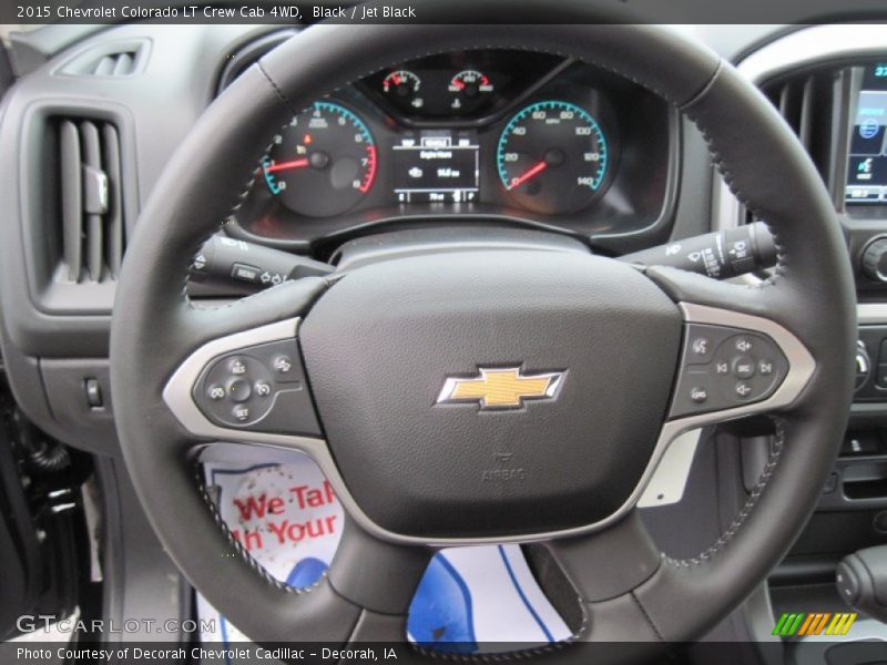 Black / Jet Black 2015 Chevrolet Colorado LT Crew Cab 4WD