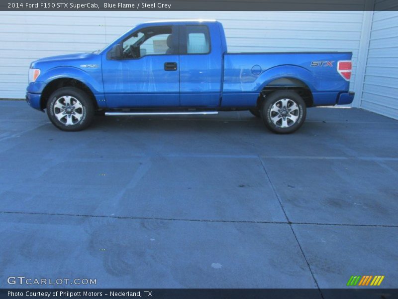 Blue Flame / Steel Grey 2014 Ford F150 STX SuperCab