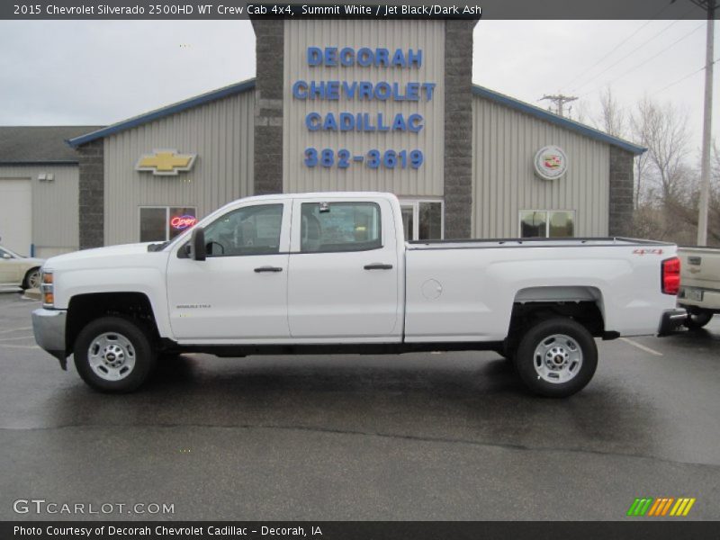 Summit White / Jet Black/Dark Ash 2015 Chevrolet Silverado 2500HD WT Crew Cab 4x4