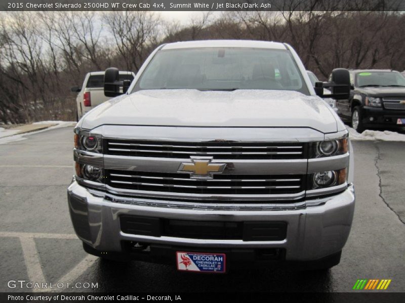 Summit White / Jet Black/Dark Ash 2015 Chevrolet Silverado 2500HD WT Crew Cab 4x4