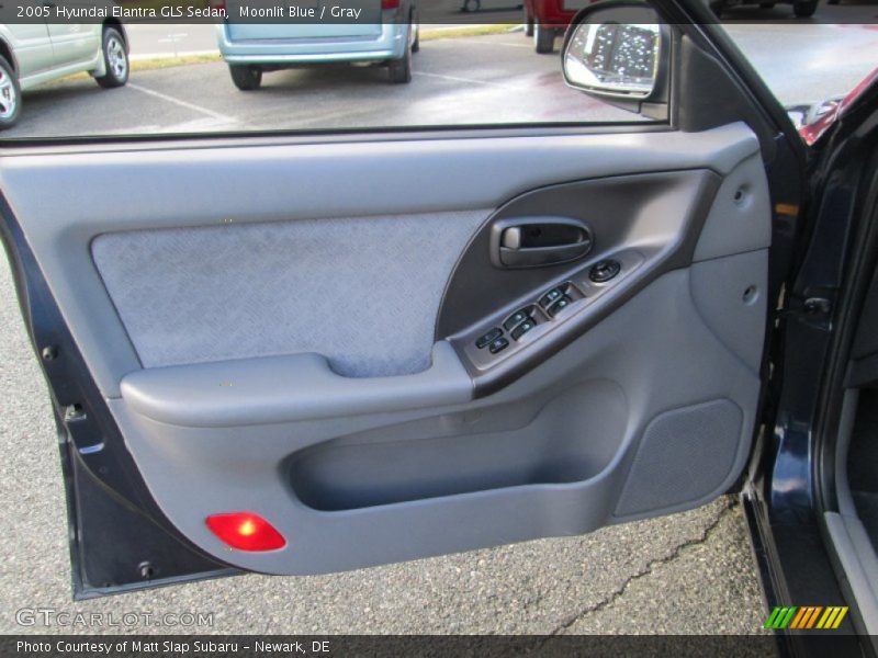 Moonlit Blue / Gray 2005 Hyundai Elantra GLS Sedan