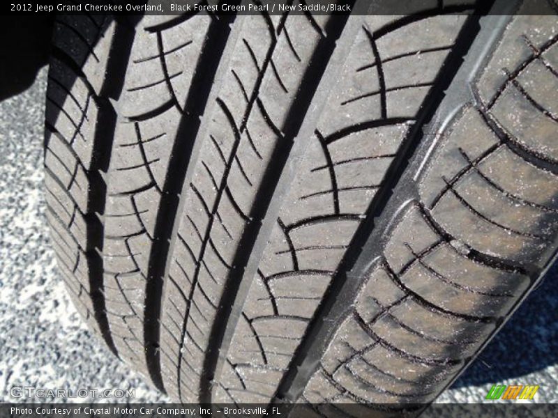 Black Forest Green Pearl / New Saddle/Black 2012 Jeep Grand Cherokee Overland