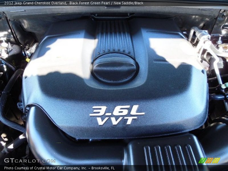 Black Forest Green Pearl / New Saddle/Black 2012 Jeep Grand Cherokee Overland