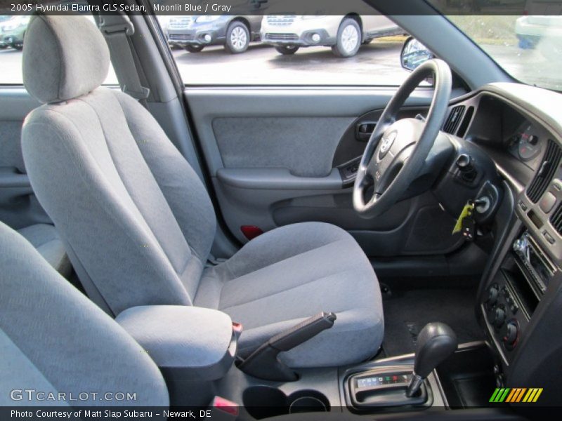 Moonlit Blue / Gray 2005 Hyundai Elantra GLS Sedan