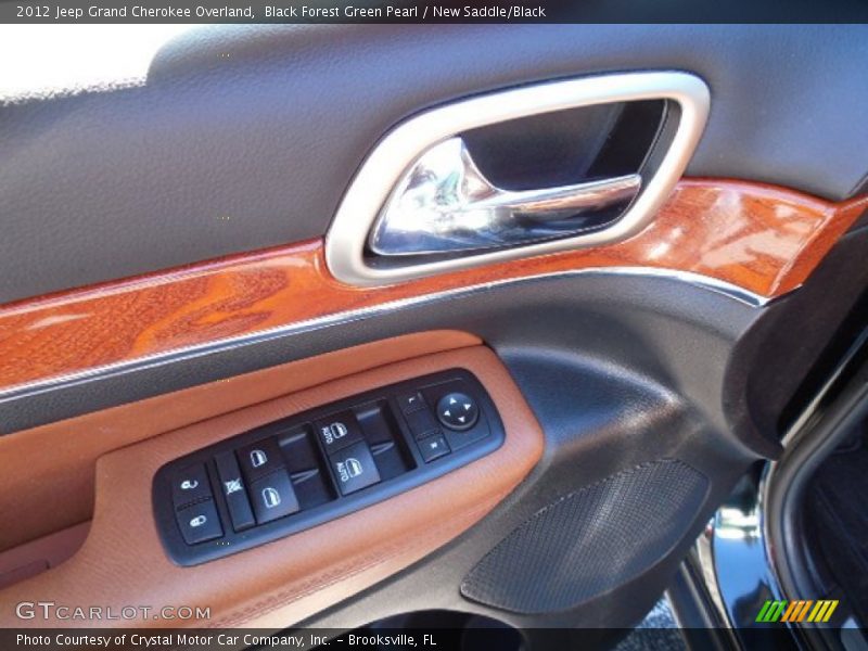 Black Forest Green Pearl / New Saddle/Black 2012 Jeep Grand Cherokee Overland