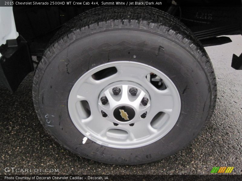 Summit White / Jet Black/Dark Ash 2015 Chevrolet Silverado 2500HD WT Crew Cab 4x4