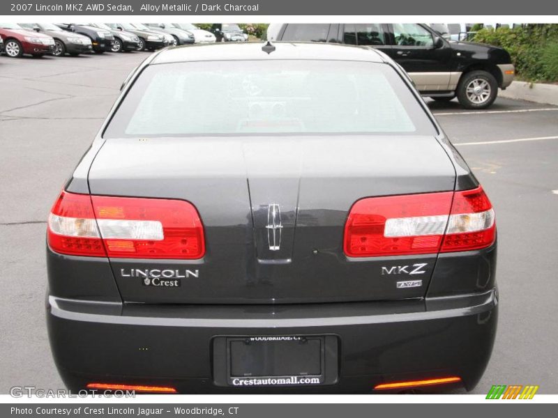 Alloy Metallic / Dark Charcoal 2007 Lincoln MKZ AWD Sedan