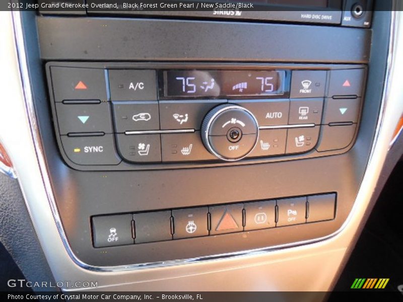 Black Forest Green Pearl / New Saddle/Black 2012 Jeep Grand Cherokee Overland