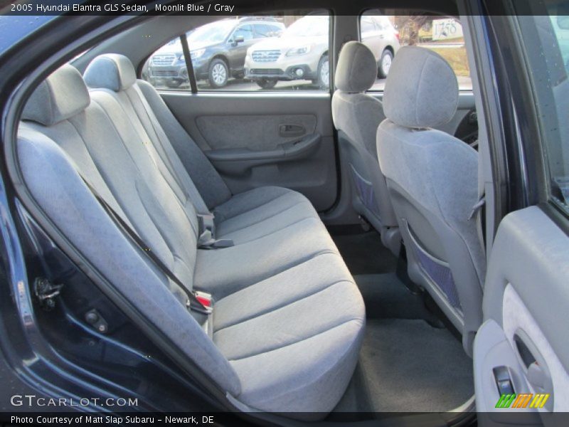 Moonlit Blue / Gray 2005 Hyundai Elantra GLS Sedan