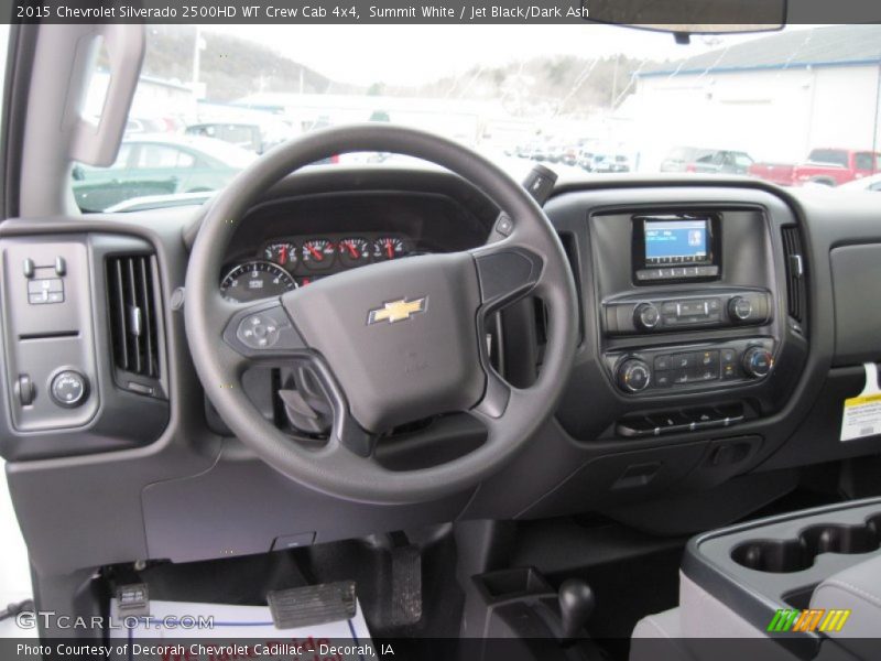 Summit White / Jet Black/Dark Ash 2015 Chevrolet Silverado 2500HD WT Crew Cab 4x4