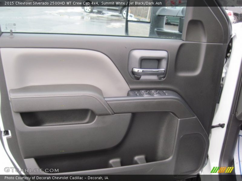 Summit White / Jet Black/Dark Ash 2015 Chevrolet Silverado 2500HD WT Crew Cab 4x4