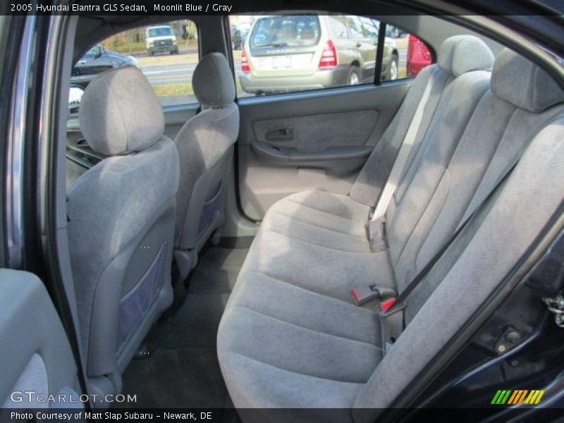 Moonlit Blue / Gray 2005 Hyundai Elantra GLS Sedan