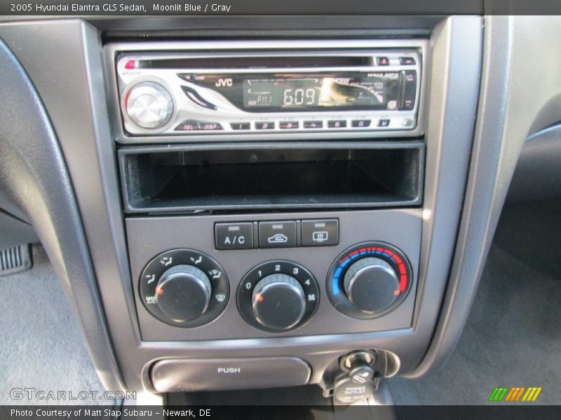 Moonlit Blue / Gray 2005 Hyundai Elantra GLS Sedan