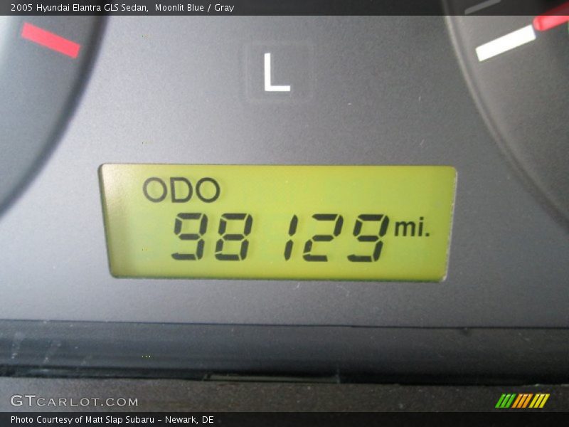 Moonlit Blue / Gray 2005 Hyundai Elantra GLS Sedan