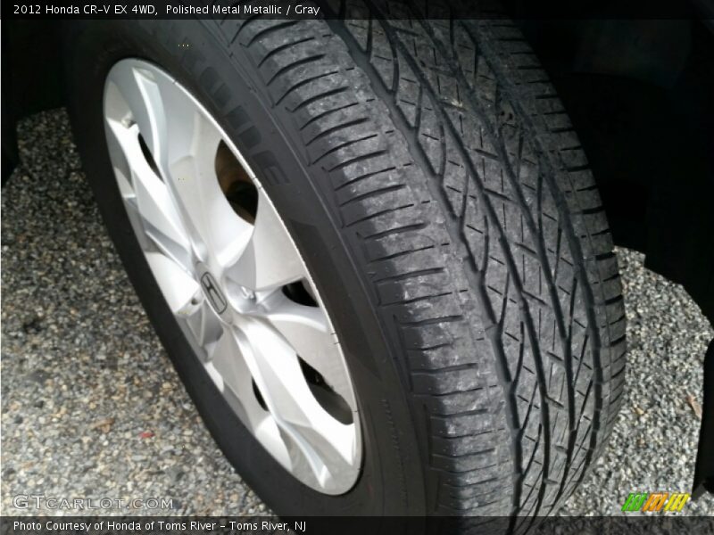Polished Metal Metallic / Gray 2012 Honda CR-V EX 4WD