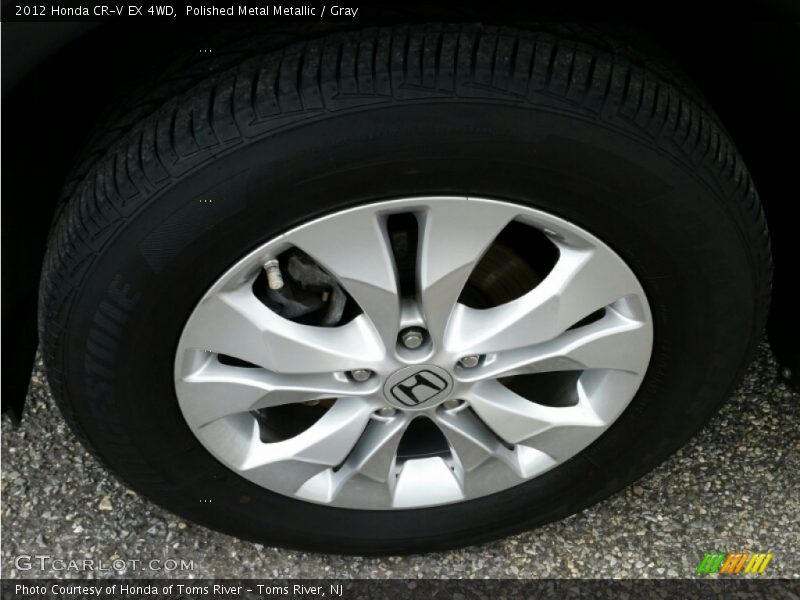 Polished Metal Metallic / Gray 2012 Honda CR-V EX 4WD