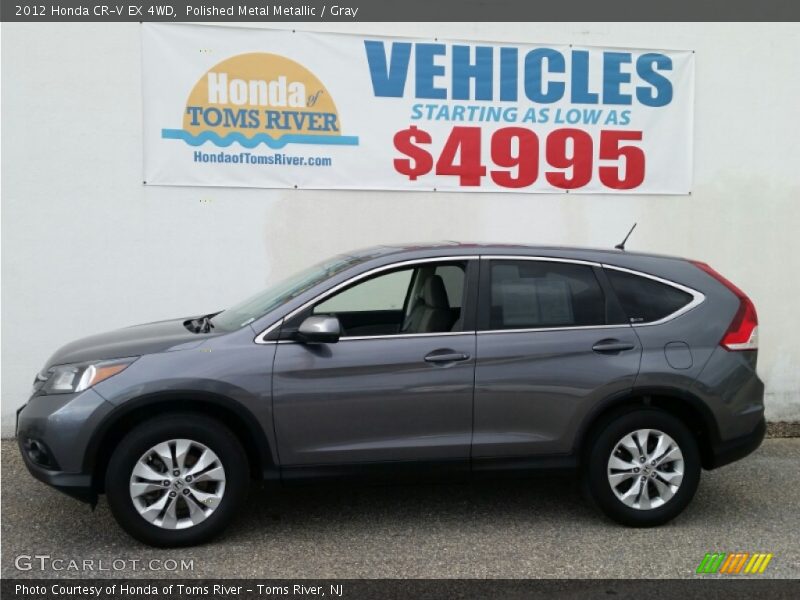 Polished Metal Metallic / Gray 2012 Honda CR-V EX 4WD