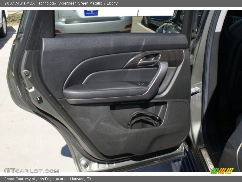 Aberdeen Green Metallic / Ebony 2007 Acura MDX Technology