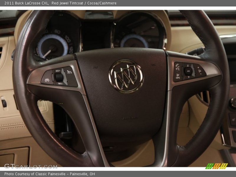 Red Jewel Tintcoat / Cocoa/Cashmere 2011 Buick LaCrosse CXL