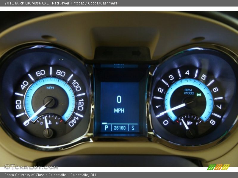 Red Jewel Tintcoat / Cocoa/Cashmere 2011 Buick LaCrosse CXL