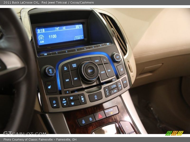 Red Jewel Tintcoat / Cocoa/Cashmere 2011 Buick LaCrosse CXL