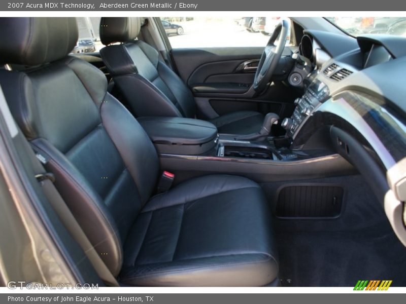 Aberdeen Green Metallic / Ebony 2007 Acura MDX Technology