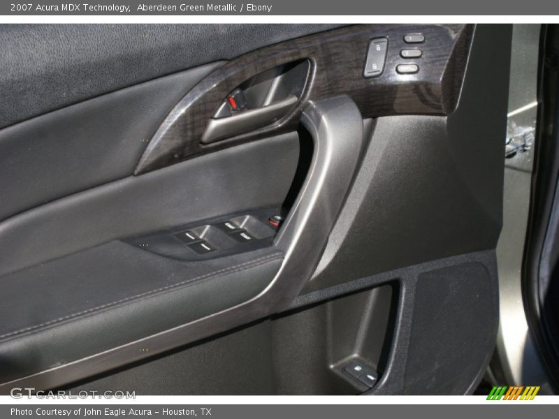 Aberdeen Green Metallic / Ebony 2007 Acura MDX Technology