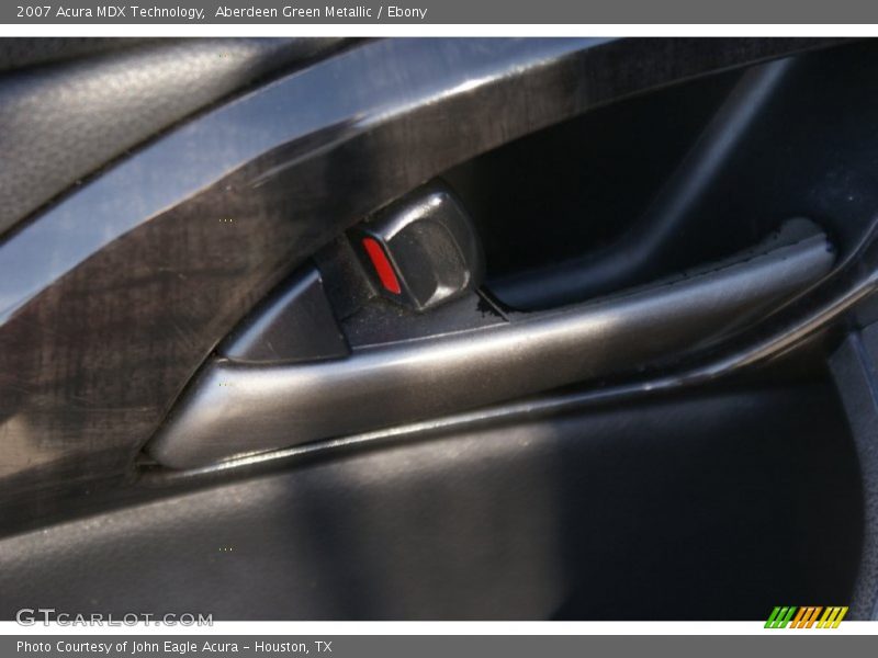 Aberdeen Green Metallic / Ebony 2007 Acura MDX Technology