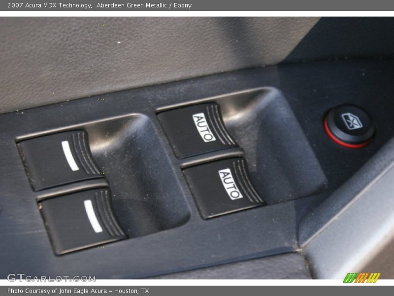 Aberdeen Green Metallic / Ebony 2007 Acura MDX Technology