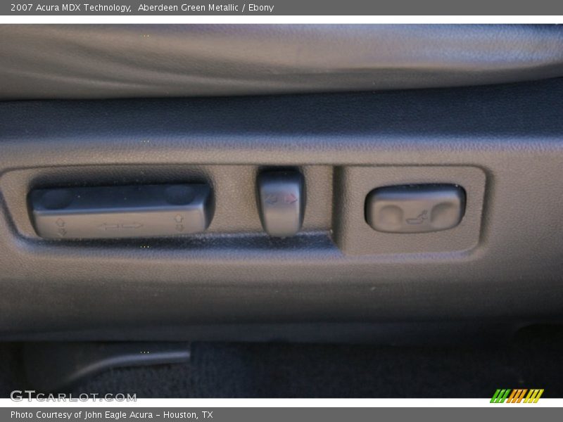Aberdeen Green Metallic / Ebony 2007 Acura MDX Technology