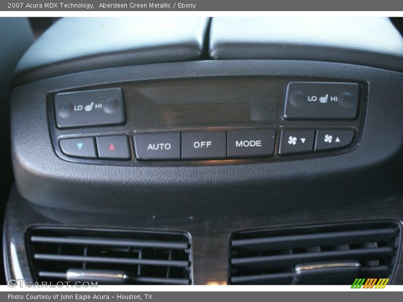 Aberdeen Green Metallic / Ebony 2007 Acura MDX Technology