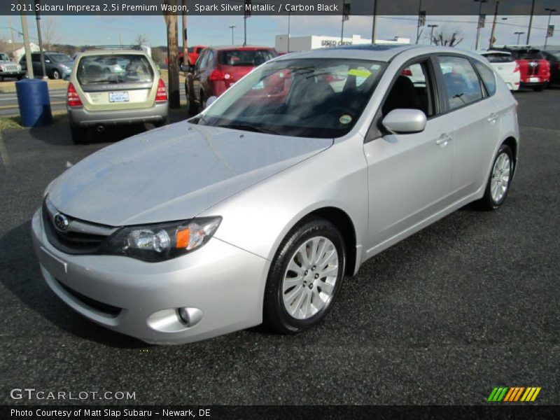 Spark Silver Metallic / Carbon Black 2011 Subaru Impreza 2.5i Premium Wagon