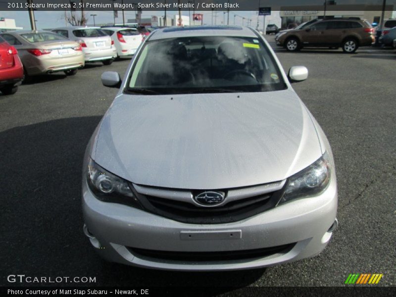 Spark Silver Metallic / Carbon Black 2011 Subaru Impreza 2.5i Premium Wagon