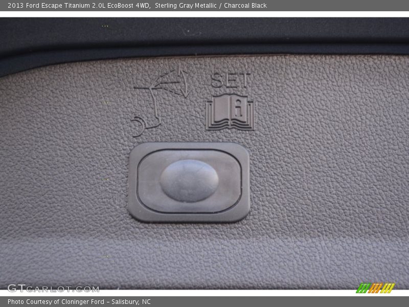 Sterling Gray Metallic / Charcoal Black 2013 Ford Escape Titanium 2.0L EcoBoost 4WD