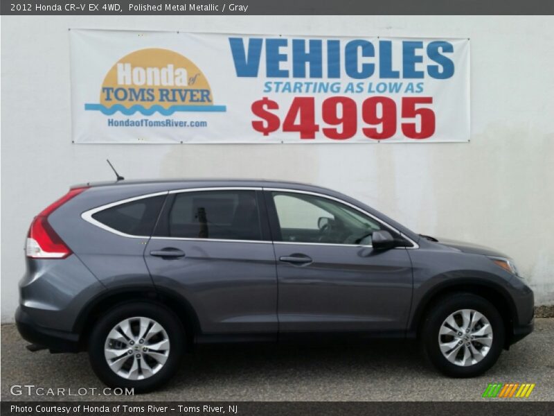 Polished Metal Metallic / Gray 2012 Honda CR-V EX 4WD
