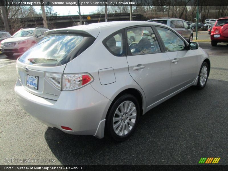 Spark Silver Metallic / Carbon Black 2011 Subaru Impreza 2.5i Premium Wagon