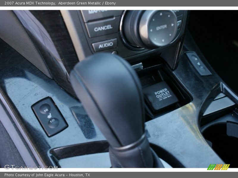 Aberdeen Green Metallic / Ebony 2007 Acura MDX Technology