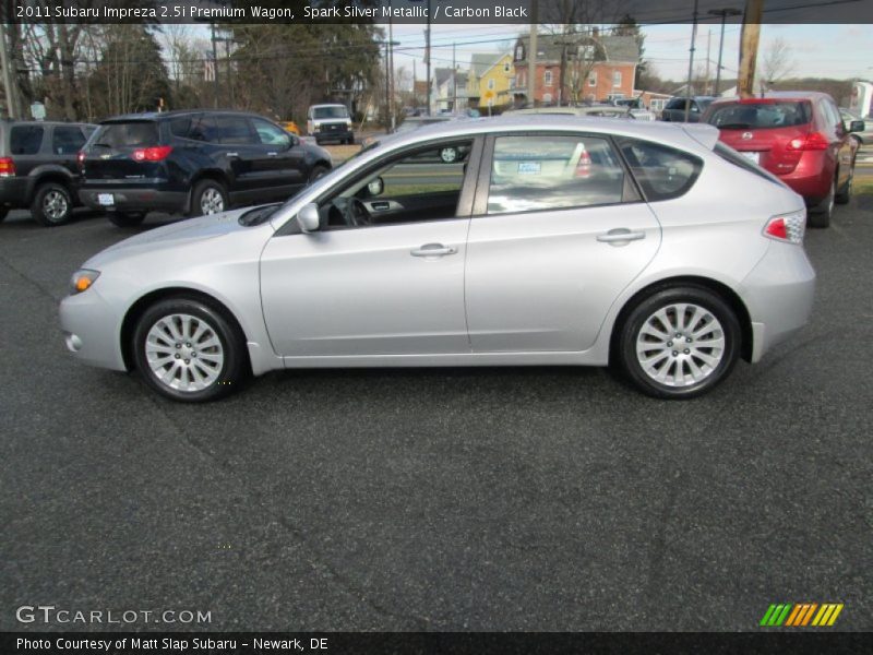 Spark Silver Metallic / Carbon Black 2011 Subaru Impreza 2.5i Premium Wagon