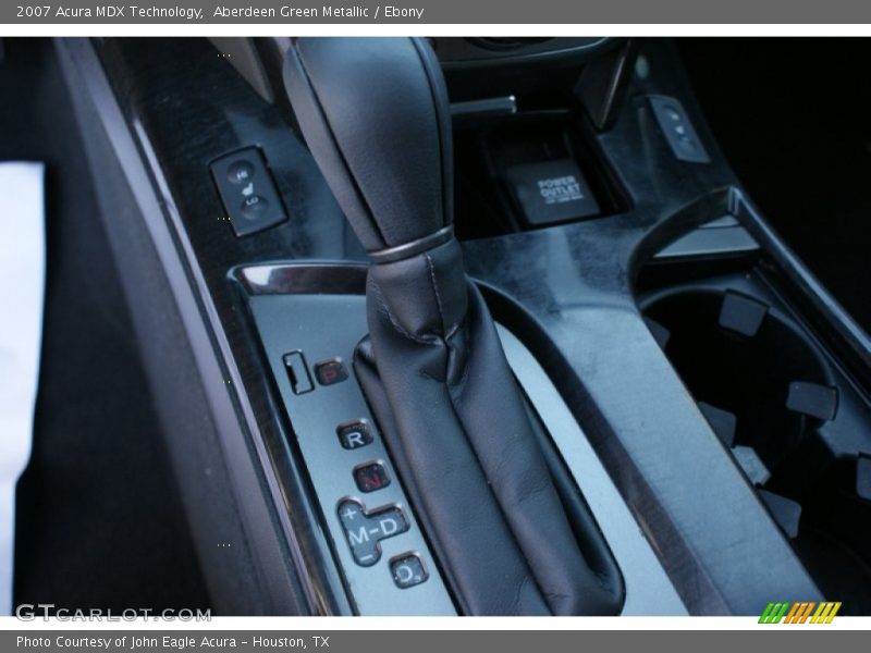 Aberdeen Green Metallic / Ebony 2007 Acura MDX Technology