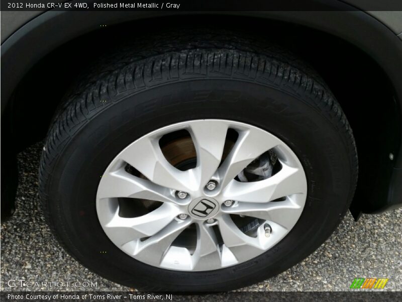 Polished Metal Metallic / Gray 2012 Honda CR-V EX 4WD